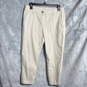 Tommy Bahama pants women size 6 cropped length Light Tan Pants casual‎ relaxed